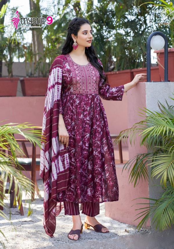 Mystic 9 Malhar Vol 01 Casual Wear Ready Made Collection